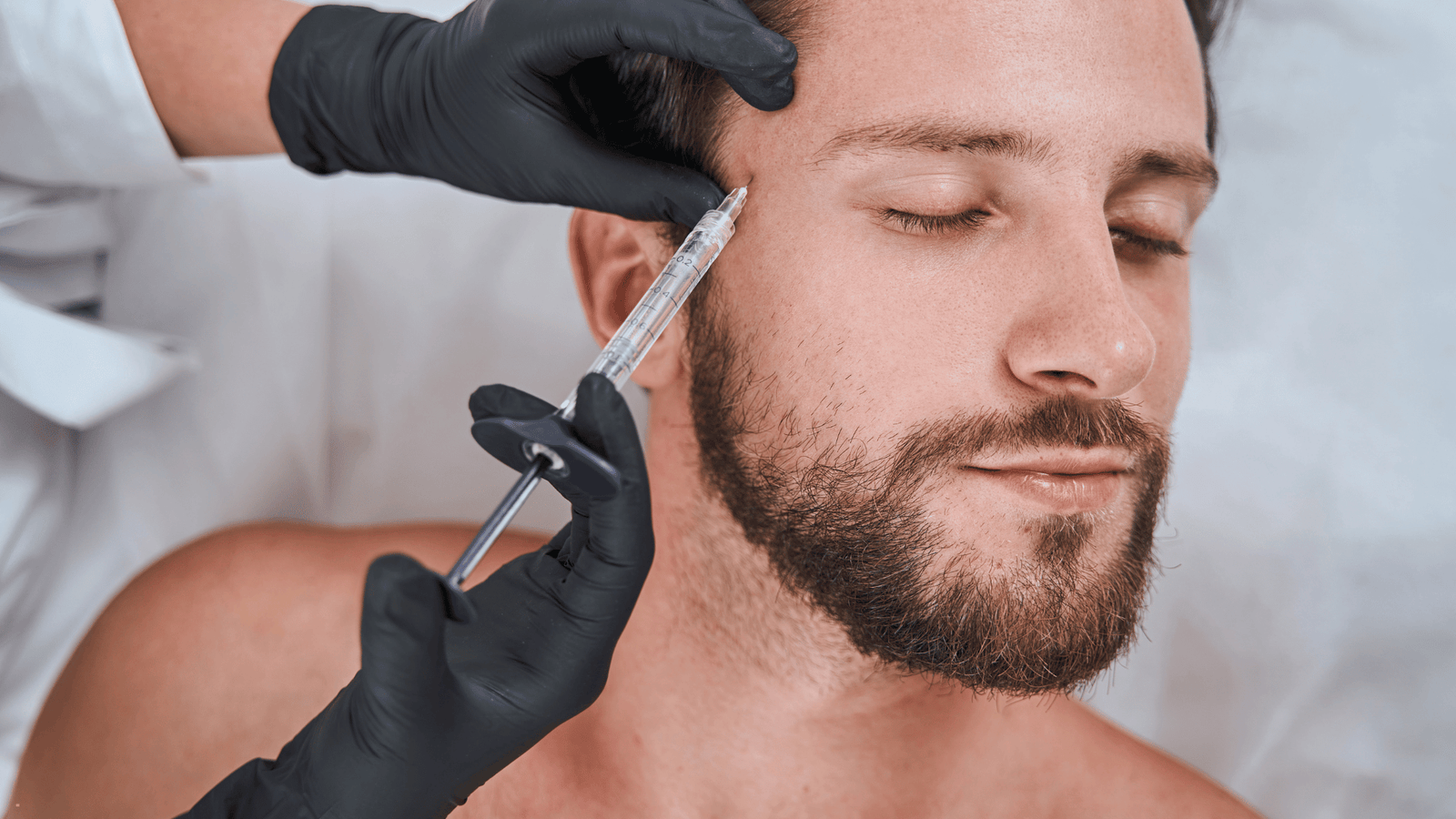Temple hollows dermal filler treatment in Manchester